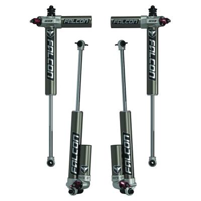 Falcon Shocks - TeraFlex 02-01-33-400-406 Falcon 3.3 Piggyback Shocks 5-6" for 07-18 Jeep JK