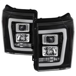 Spyder Auto - Spyder Auto 5084460 Black Light Bar Projector Headlights for 11-16 Super Duty