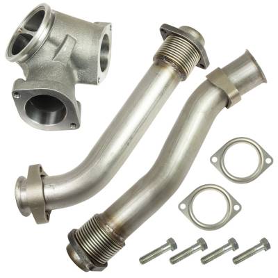 BD Diesel - BD Diesel 1043900 Turbo Up-Pipe Kit for 99.5-03 Ford F250/F350 Powerstroke 7.3L