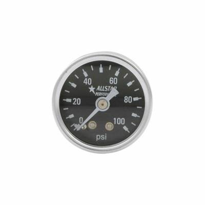 Allstar Performance - Allstar Performance ALL80216 1.5" Gauge 0-100 PSI Dry Type