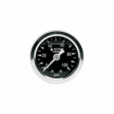 Allstar Performance - Allstar Performance ALL80206 1.5" Gauge 0-100 PSI Liquid Filled