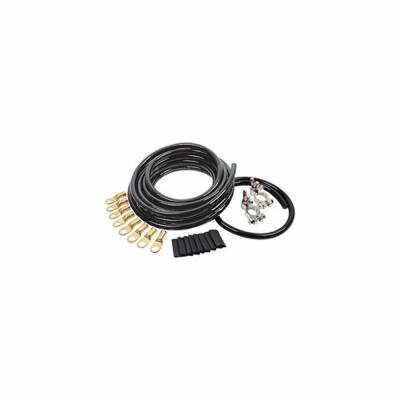 Allstar Performance - Allstar Performance ALL76115 Battery Cable Kit 4 Gauge 1 Battery Black Cables