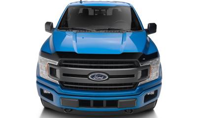 Auto Ventshade AVS - Auto VentShade 322096 Aeroskin Smoke Hood Protector for 15-20 F150