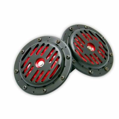 Trigger Horns - Trigger Horns TRGH163 Yakaz 12v Super Disc Horns