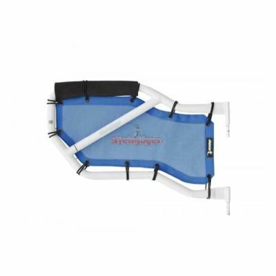 Steinjager - Steinjager Mesh Tube Door Covers Rear-Blue for Wrangler JL J0048376