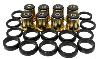 Energy Suspension - Energy Suspension 3.3132G Control Arm Bushing Set Polyurethane Black