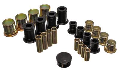 Energy Suspension - Energy Suspension 3.3126G Control Arm Bushing Set Polyurethane Black