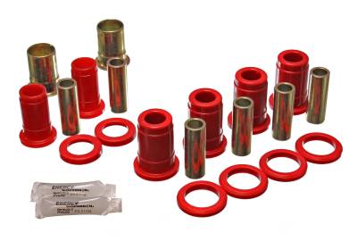 Energy Suspension - Energy Suspension 3.3153R Control Arm Bushing Set Rear Polyurethane Red