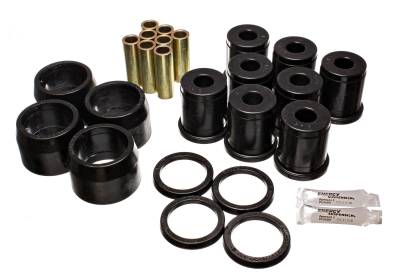 Energy Suspension - Energy Suspension 3.3151G Control Arm Bushing Set Rear Polyurethane Black