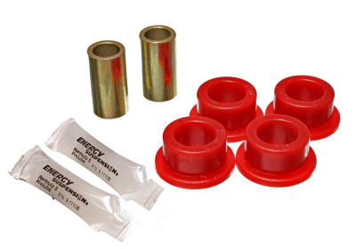 Energy Suspension - Energy Suspension 3.7116R Track Arm Bushing Set Rear Polyurethane Red