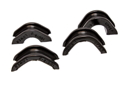 Energy Suspension - Energy Suspension 7.10102G Rack & Pinion Bushing Set Polyurethane Black