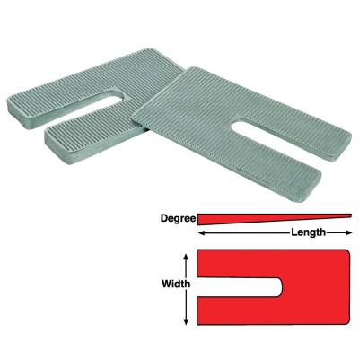 Specialty Products Company / SPC Performance - SPC Performance 10723 Truck Axle Shims Zinc Alloy 6PC 4x6.5x1.5