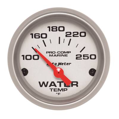 AutoMeter - AutoMeter 200762-33 Marine Electric Water Temperature Gauge
