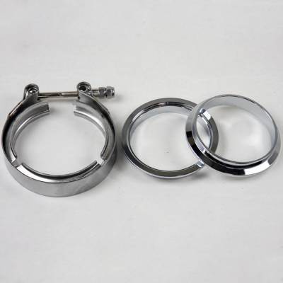 Granatelli Motor Sports - Granatelli Motorsports 308530-1 V-Bands & Clamps Stainless Interlocking