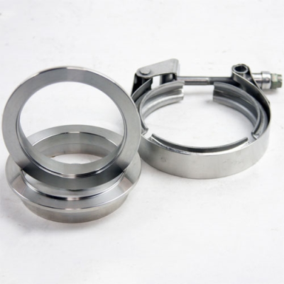Granatelli Motor Sports - Granatelli Motorsports 308535-1 V-Bands & Clamps Stainless Interlocking