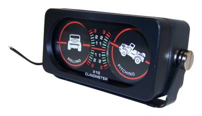 RT Offroad - RT Offroad RT27003 Clinometer w/Roll & Pitch Gauge CJ Graphics for Any Vehicle