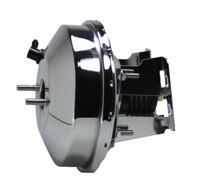 Leed Brakes - Leed Brakes 4R Chrome 9" Power Booster w/Mounting Brackets for GM Trucks