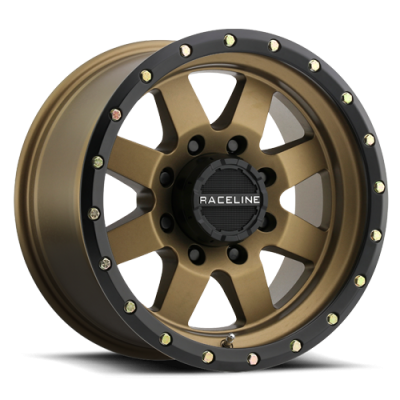 Raceline Wheels - Raceline Wheels 935BZ-79060-12 Defender 935BZ 17x9 6x5.5 -12mm Bronze