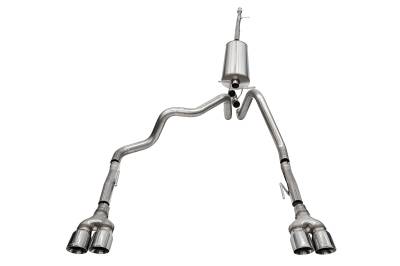 Corsa Performance - Corsa 21202-1 3-2.5" Rear Exhaust for 19-25 Silverado/Sierra 1500 157" Base