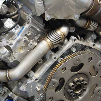Pacific Performance Engineering - PPE 116122000 OEM Length Up-Pipes for 17-19 L5P Duramax