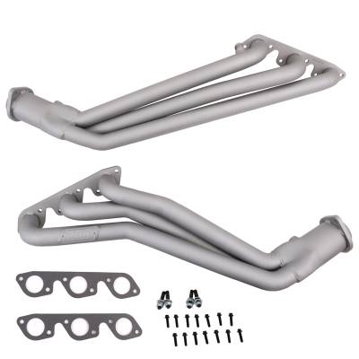 BBK Performance Parts - BBK 16390 99-04 Ford Mustang V6 1.625" Long Tube Headers Polished Silver Ceramic