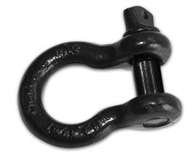 Bulldog Winch - Bulldog Winch 20150 3/4" Shackle 9.5k WLL Powder Coat Black