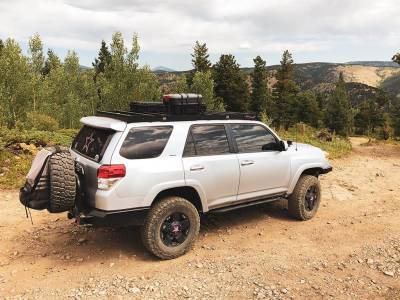 Cali Raised LED - Cali Raised CR2836 Roof Rack w/C/O w/o Lights/Switch for 10-21 Toyota 4Runner