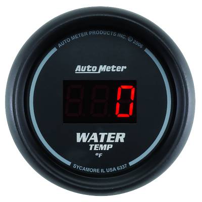 AutoMeter - AutoMeter 6337 Sport-Comp Water Temperature Gauge 0-340-DEG F 2-1/16"