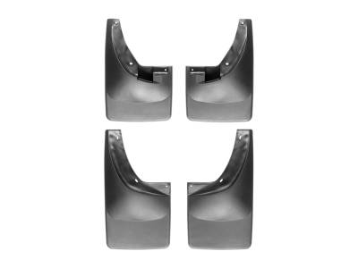 Weathertech - WeatherTech 110007-120007 Front/Rear No-Drill DigitalFit Mudflap Kit