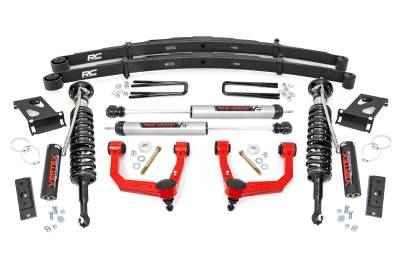 Rough Country Suspension Systems - Rough Country 74258RED 3.5" Vertex/V2 Lift Kit w/UCA for 05-23 Tacoma 2WD/4WD
