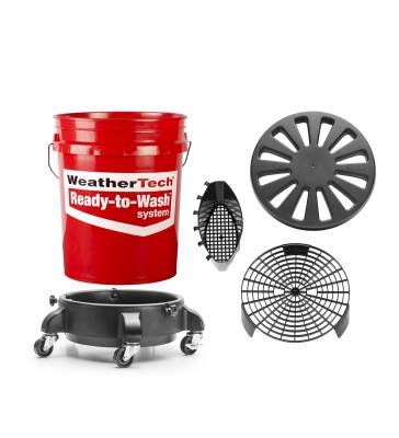 Weathertech - WeatherTech 8ARTW1 Ready To Wash System w/Rolling Bucket