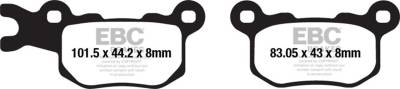 EBC Motorcycle Brakes - EBC Motorcycle Brakes FA685SV Severe Duty Sintered Pads