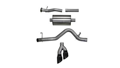 Corsa Performance - Corsa Performance 14745BLK Sport Cat-Back Exhaust System for Canyon/Colorado