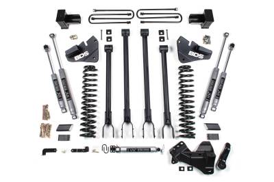 BDS Suspension - BDS Suspension BDS1538FS 4" 4-Link FOX Shock Conversion for 17-19 F250/350 Dsl