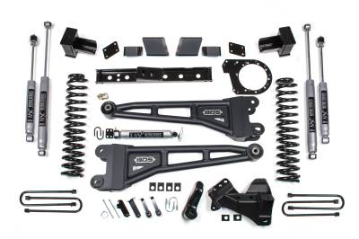 BDS Suspension - BDS Suspension BDS1562H 6" Radius Arm Rear Spring NX2 for 20-22 F250/F350