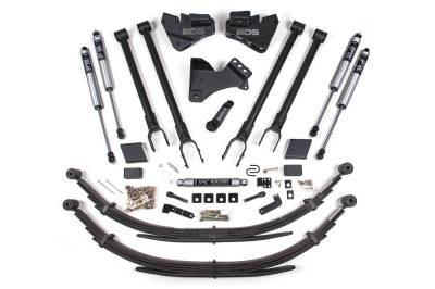 BDS Suspension - BDS Suspension BDS1570FS 4" 4-Link FOX Conversion for 2020 Ford F250/F350 Gas