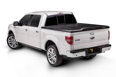 RealTruck Undercover - Undercover UC1118 ELITE Hinged ABS Tonneau Cover Silverado 5.7' Black