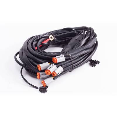 Baja Designs - Baja Designs 64-0323-UP LP4/Upfitter Wiring Harness 6 Light Max