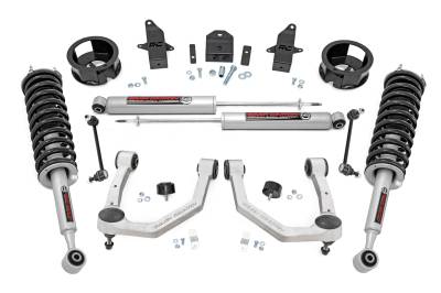 Rough Country Suspension Systems - Rough Country 72631 3.5" N3 Suspension Lift Kit for 24-26 Land Cruiser 4WD