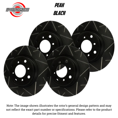 SP Performance - SP Performance KT-FRR-V-B-015641 22-25 Acura MDX Type S Disc Brake Rotor Kit