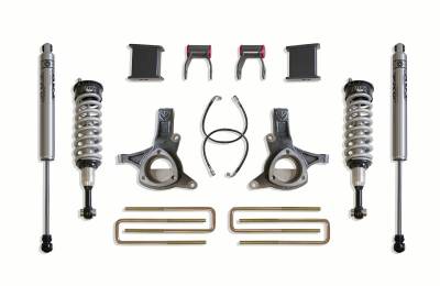MaxTrac - MaxTrac K881375F 7" Lift Kit Fox Shocks Cast Steel Arms