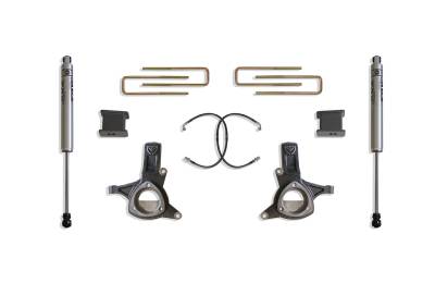 MaxTrac - MaxTrac K881753F 5" Lift Kit w/Fox Shocks Stamped Steel Arms