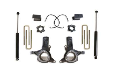 MaxTrac - MaxTrac K881774 7" Lift Kit w/Shocks Stamped Steel for 16-18 Chevy/GMC 1500 2WD
