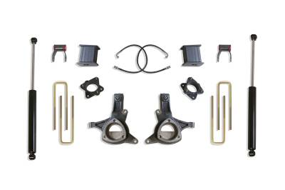 MaxTrac - MaxTrac K881375 7.5" Lift Kit Max Trac Shocks Cast Steel Arms