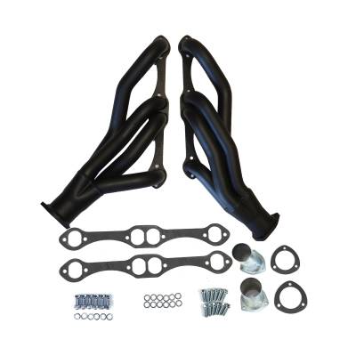 Doug's Headers - Doug's Headers D337-B Mid-Length BlackExhaust Header 64-96 GM Small Block 1.75"
