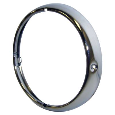 Crown Automotive Jeep Replacement - Crown Automotive J0649518 Headlamp Bezel for 55-71 Jeep FJ3/5/6/FC-150/FC-170