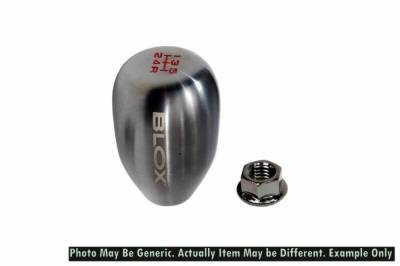 BLOX - BLOX Racing BXAC-00217 6-Speed Billet Shift Knob Gun Metal 10x1.25mm