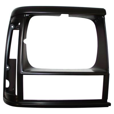 Crown Automotive Jeep Replacement - Crown Automotive 55034074 Black Headlamp Bezel for 91-96 Jeep Cherokee XJ RH