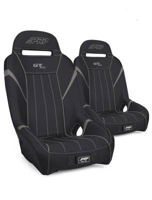PRP - PRP A5701-PORXP-C86-203 GT/S.E. Suspension Seats Kit Pair Black/Gray for Can-Am