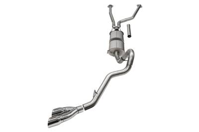Corsa Performance - Corsa Performance 21245 Sport Cat-Back Exhaust System for 22-25 Toyota Tundra